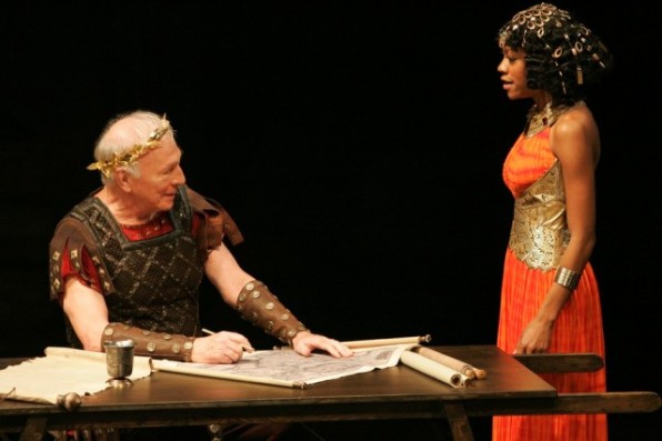 Christopher Plummer as Caesar and Nikki M. James as Cleopatra