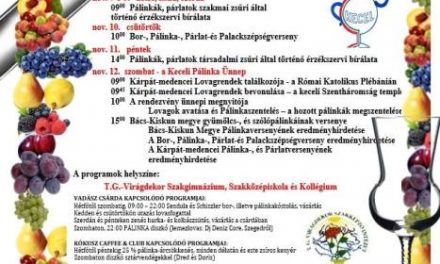 Magyar Pálinka Hete Kecelen