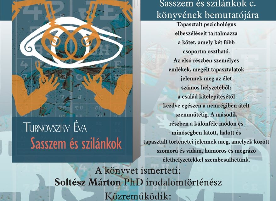 Sasszem és szilánkok – könyvbemutató