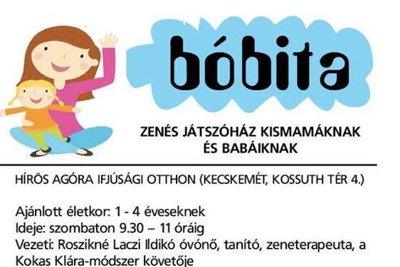 Bóbita Zenés Játszóház 2017 tavaszán