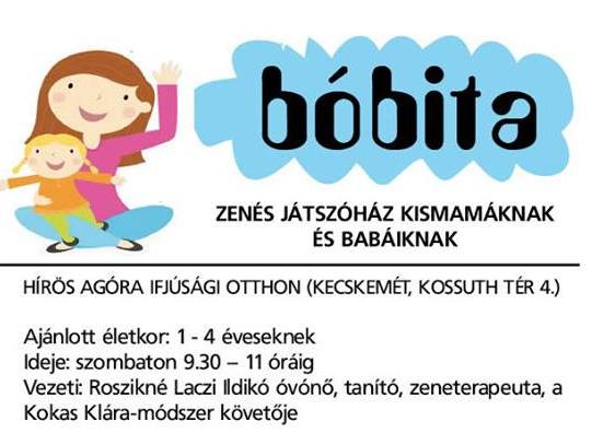 Bóbita Zenés Játszóház 2017 tavaszán