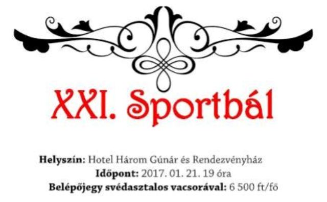 Kecskeméti sportnap, sportbál, díjátadó