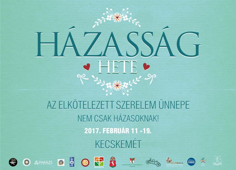 Házasság hete Kecskeméten is február 11-től