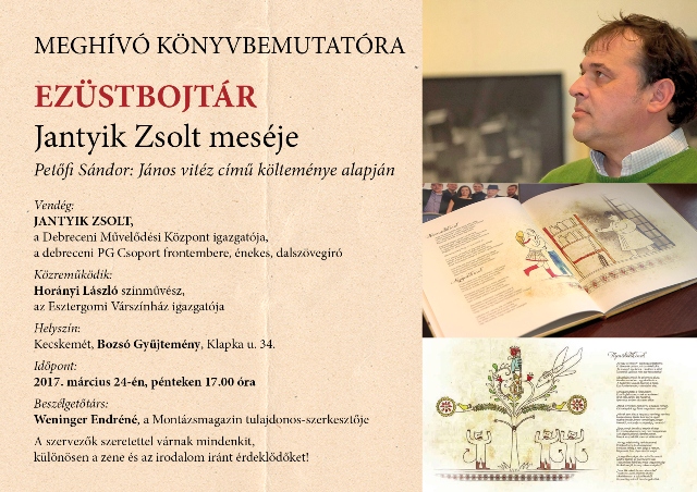 Montázs-est helyett Ezüstbojtár könyvbemutató
