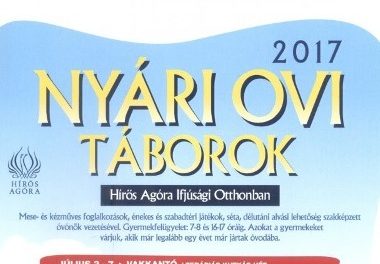Nyári ovi Kecskeméten a Hírös Agóra Ifjúsági Otthonban