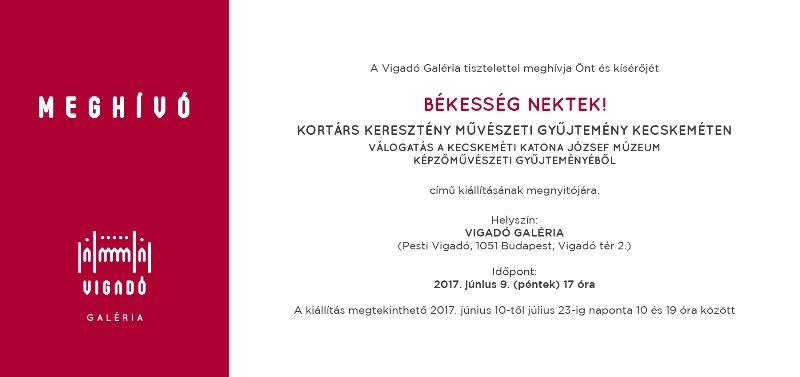 Kecskeméti kortárs keresztény művészeti gyűjtemény a Vigadóban
