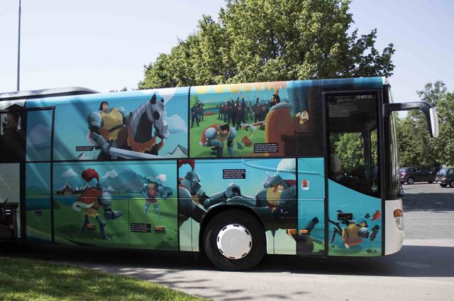 Az ARANY 200 BUSZ három napig Kecskeméten