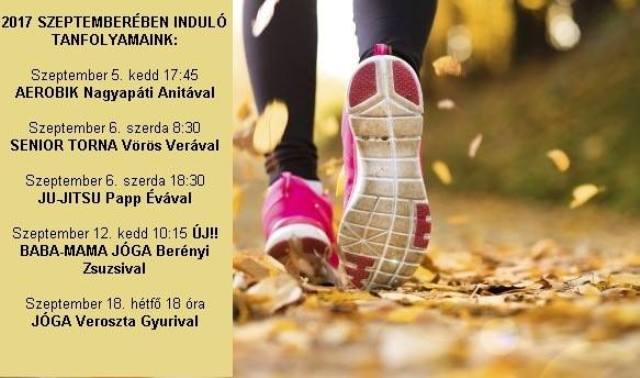 A Hetényegyházi Közösségi Ház szeptemberi programajánlója