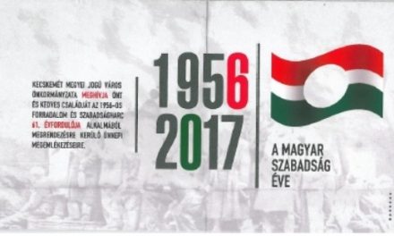’56-os rendezvények október 23-án Kecskeméten