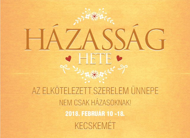 Házasság Hete – A Nők a Nemzet Jövőjéért Egyesület programjai