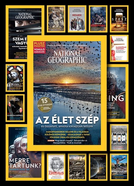 15 éve jelent meg először a magyar National Geographic