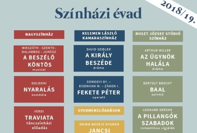 Megkezdődött az előbérletezés a kecskeméti színházban