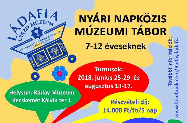A Ládafia Utazó Múzeum Nyári Tábora a Ráday Múzeumban
