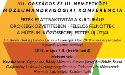 Országos és nemzetközi Múzeumandragógiai Konferencia