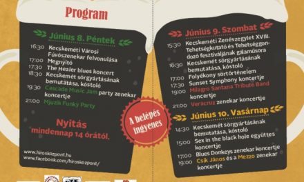 Közkívánatra újra kézműves sörfesztivál Kecskeméten