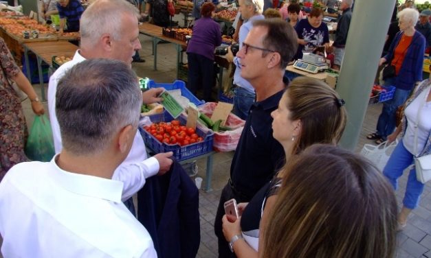 Dornbirni vendégek látogatása a piacon