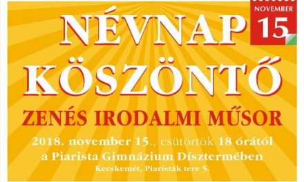 Névnapköszöntő zenés irodalmi műsor Wass Albert névnapján