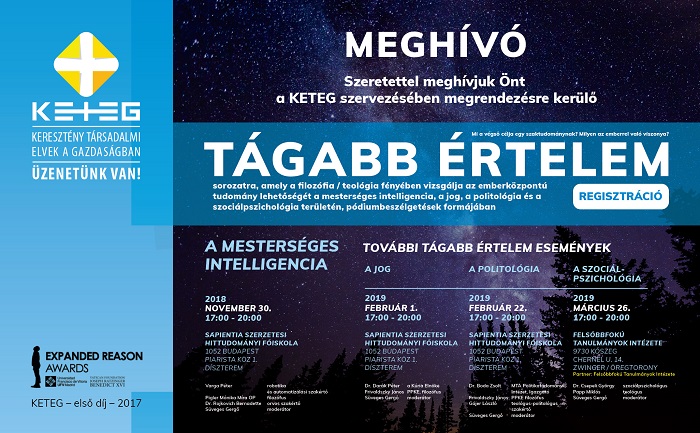 „Tágabb értelem” – Pódiumbeszélgetés-sorozat a Sapientia Szerzetesi Hittudományi Főiskolán