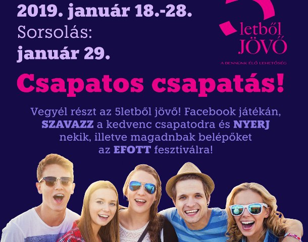 Csapatos csapatás – 5letből jövő! vállalkozói vetélkedő online fordulója