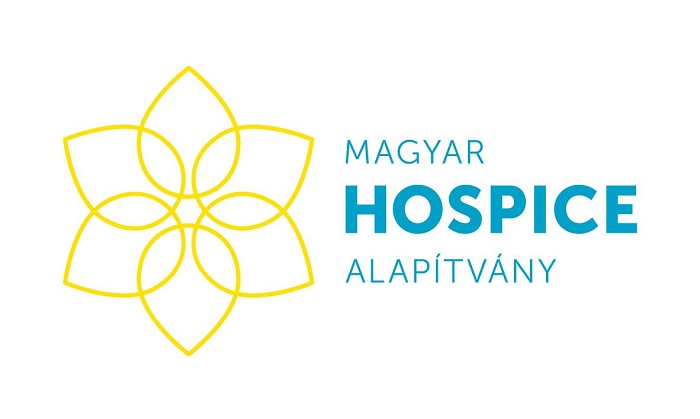 Hospice adománygyűjtő oszlop márciusban az Örkény Színházban