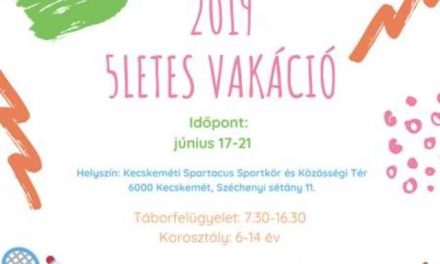 Nyári táborok a Kecskeméti Spartacusban