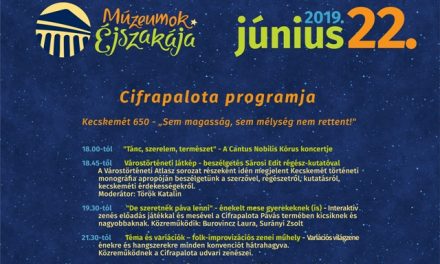 Időutazásra csábít a múzeumok éjszakája -A Kecskeméti Múzeum programjai