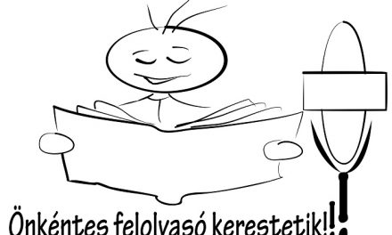 Önkéntes felolvasó kerestetik! Vállalod a vakokért és a gyengénlátókért?