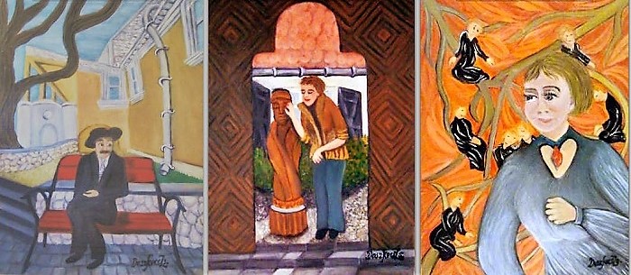 Doszkocs Zsuzsa festőművész „Szentendrei múzeumok és művészek” című kiállítása az OORI-Galériában