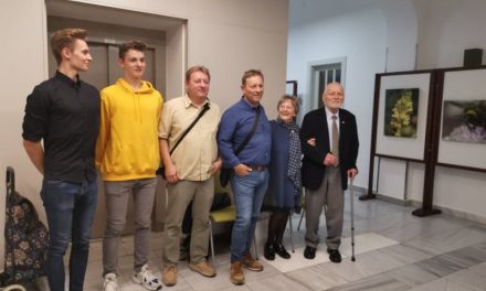 Kiss András fotóművész az Iparkamarában ünnepelte utolsó, 89. születésnapját