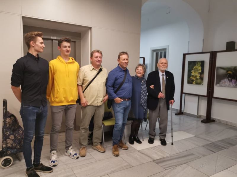 Kiss András fotóművész az Iparkamarában ünnepelte utolsó, 89. születésnapját