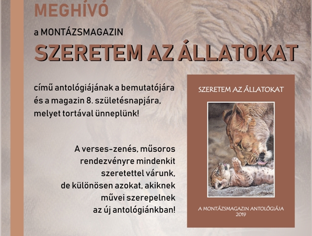 Antológia bemutató és Montázsmagazin születésnap