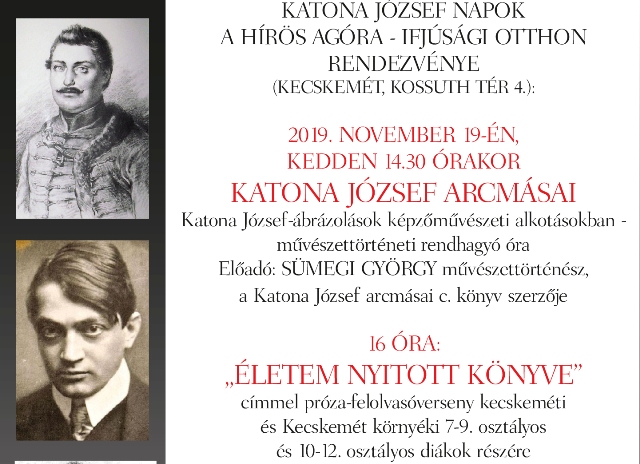 Művészettörténeti óra és felolvasóverseny a Katona Napokon