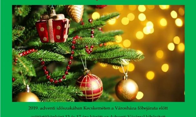 Adventi adománygyűjtés a Tanyai Termék Piacon