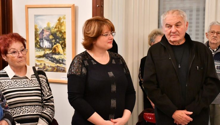 Bíró Ernő akvarelljei a kecskeméti Iparkamarában