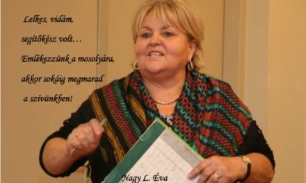 Búcsú Nagy L. Éva költőtől, újságírótól, baráttól
