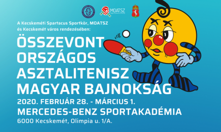 A legjobb magyar asztaliteniszezők Kecskeméten
