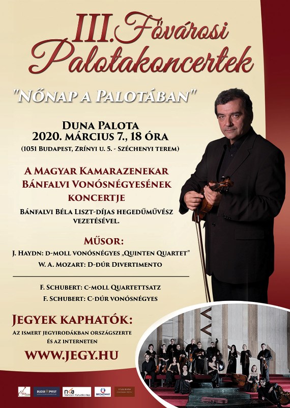 III. Fővárosi Palotakoncertek a Duna Palotában