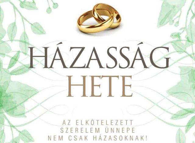 Házasság hete és Szerelmi kalandtúra Kecskeméten