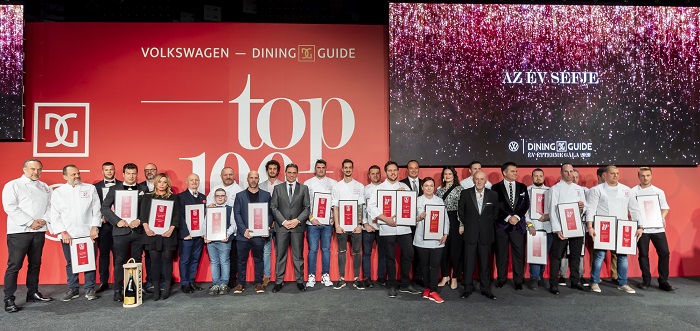 Átadták a Volkswagen-Dining Guide Év Étterme Díjakat
