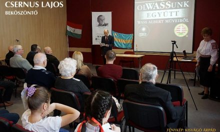 Wass Albert írót tiszteljük és olvassuk Kecskeméten