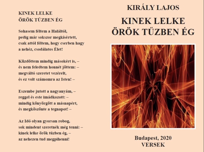 kinek lelke tuzben eg