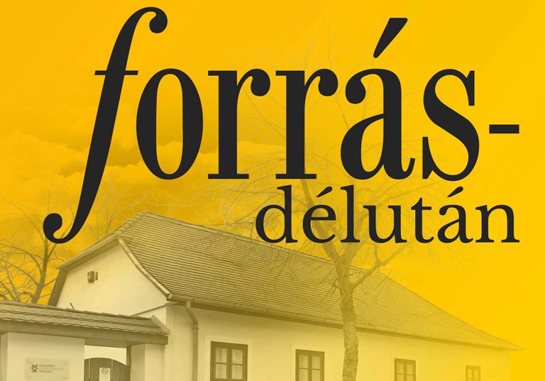 Meghívó FORRÁS-délutánra a Katona Házba