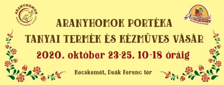 aranyhomok porteka