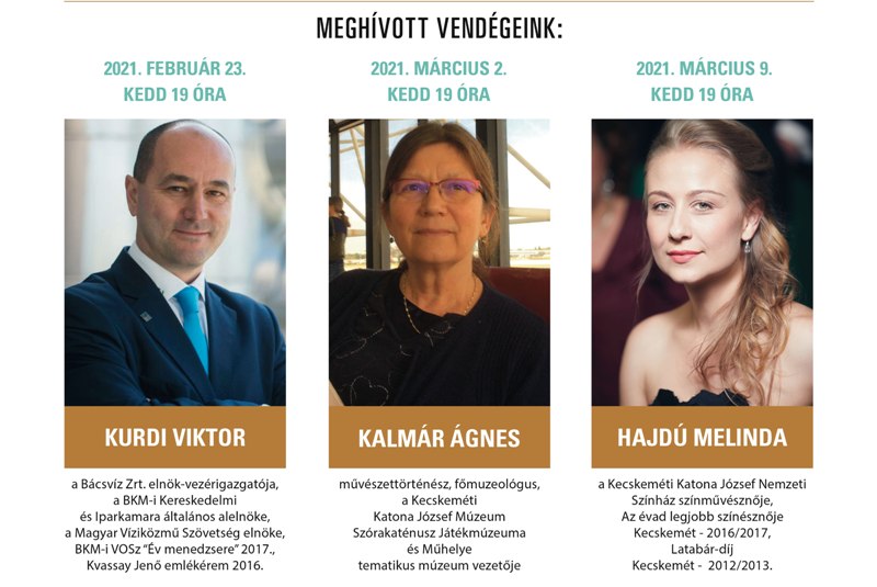 ONLINE folytatódik a HÍRÖS KECSKEMÉTIEK pódiumbeszélgetés!