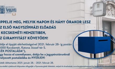 Különleges nyereményjátékot hirdet a kecskeméti színház