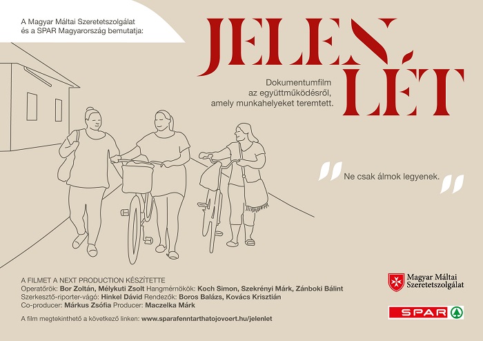 Jelenlét – Dokumentumfilm a Magyar Máltai Szeretetszolgálat társadalmi vállalkozásairól