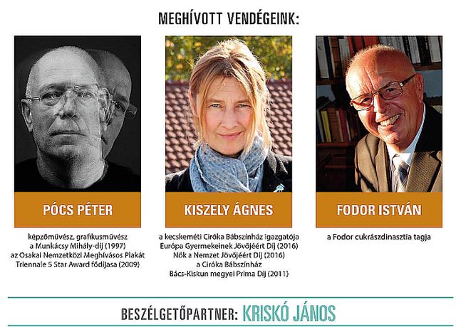 Pódiumbeszélgetések hírös kecskemétiekkel
