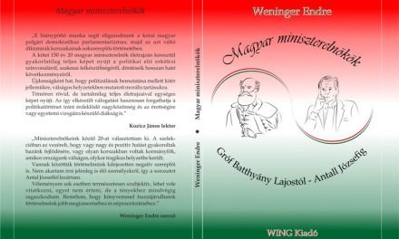 Weninger Endre: Magyar miniszterelnökök – Könyvbemutató
