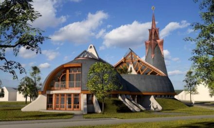Makovecz Imre: Összetartozás temploma – Összekötni az eget és a földet