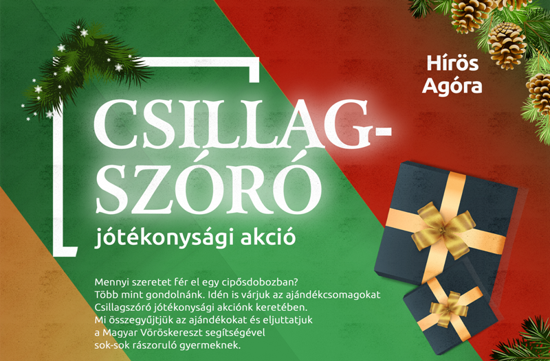 Csillagszóró – A Hírös Agóra jótékonysági akciója